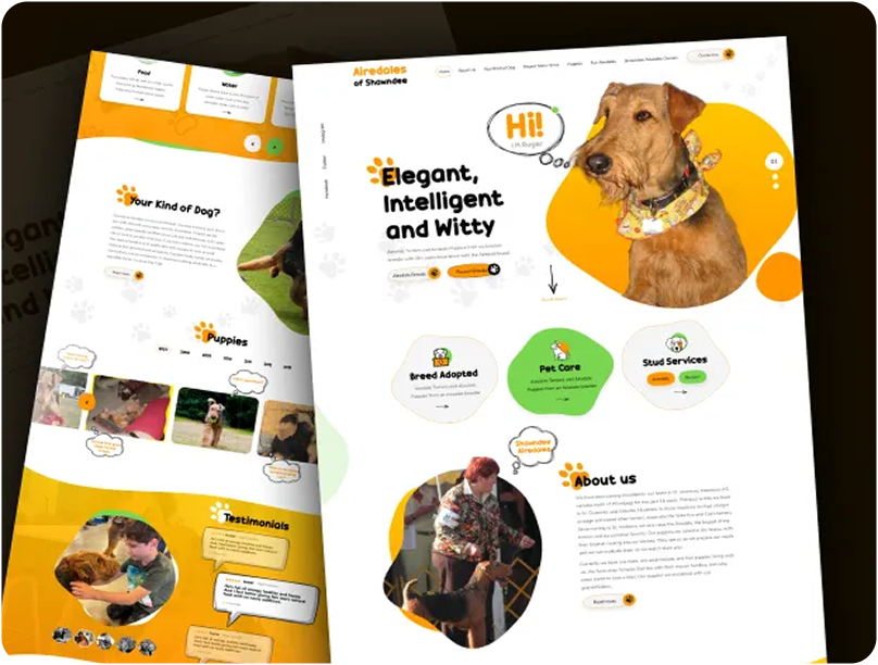 Landing Page 3D Design